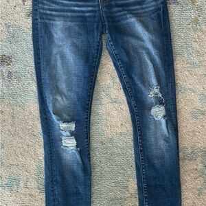 Buckle Black Women's Distressed Skinny Jeans - mid rise. Tons of stretch.